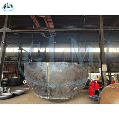 কার্বন স্টীল সেগমেন্টড ট্যাঙ্ক মাথা 4800mm ব্যাসার্ধ 20mm পুরু