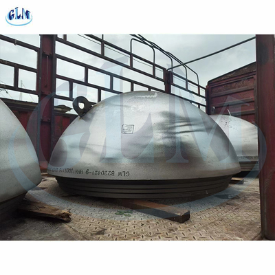 স্টেইনলেস স্টীল গোলার্ধ মাথা 1300mm ব্যাসার্ধ 118mm বেধ