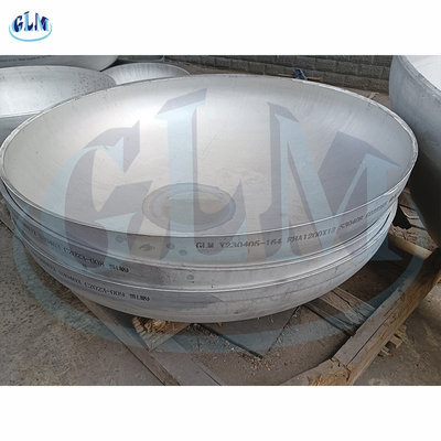 S30408 এলিপটিক্যাল হেড ডিশ শেষ 1200mm ব্যাসার্ধ 12mm বেধ