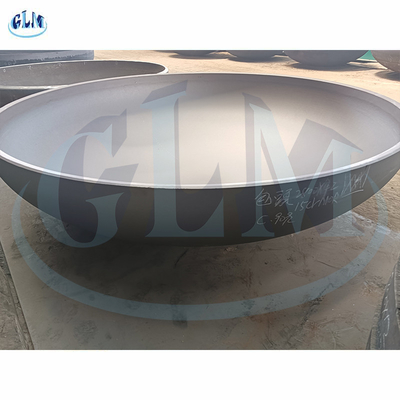 কার্বন ইস্পাত এলিপটিকাল হেড 2800mm ব্যাসার্ধ এবং 42mm পুরু সঙ্গে