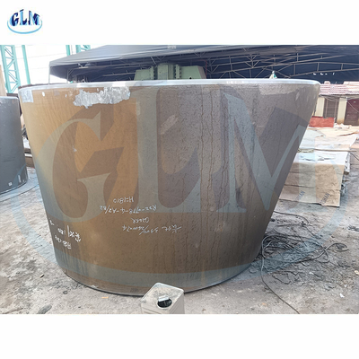 কার্বন ইস্পাত শঙ্কু মাথা 3300mm এর শীর্ষ ব্যাসার্ধ সঙ্গে