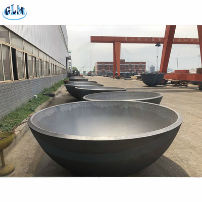 কার্বন ইস্পাত চাপ জাহাজ মাথা Asme ডিশ মাথা 2590mm ব্যাসার্ধ 88mm বেধ