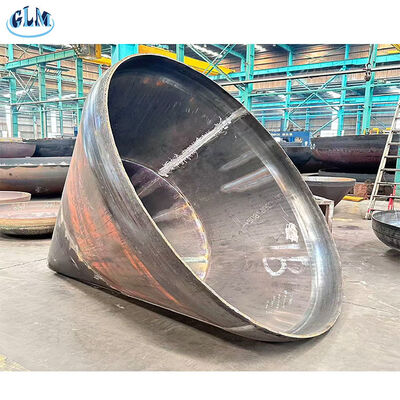 কার্বন ইস্পাত এবং স্টেইনলেস স্টীল শঙ্কু ট্যাঙ্ক মাথা 10% হ্রাস অনুপাত সঙ্গে শিল্প অ্যাপ্লিকেশন জন্য