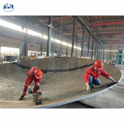 কাস্টম বৃহত্তর কার্বন ইস্পাত গোলাকার ডিশ মাথা, চুল্লি ডিশ মাথা