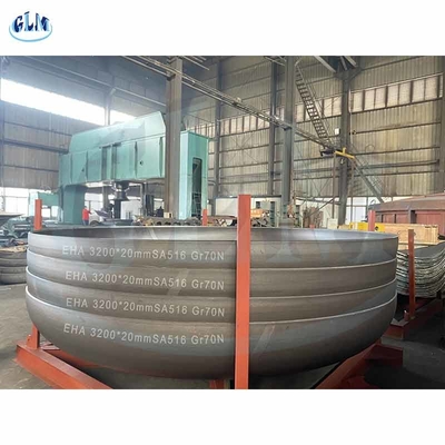 Asme 1000cm 2 থেকে 1 উপবৃত্তাকার মাথা স্টেইনলেস স্টীল ডিশ শেষ গরম গঠিত